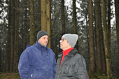 Umschneiden des neuen Maibaums und Arbeiten im Wald am 06.01.2016