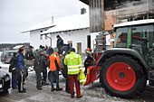 Umschneiden des neuen Maibaums und Arbeiten im Wald am 06.01.2019